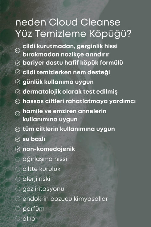 CLOUD CLEANSE YÜZ TEMİZLEME KÖPÜĞÜ