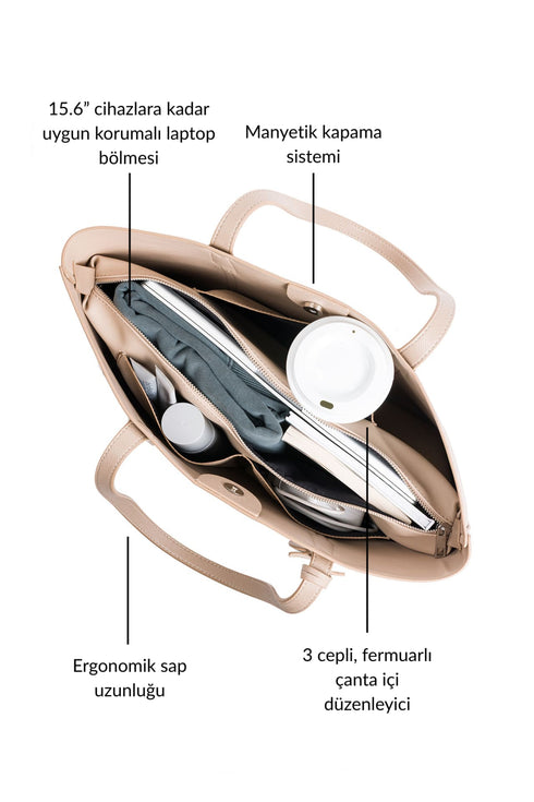 BIRDIEBAG BEJ TOTE BAG - Çantalar - Birdiejay