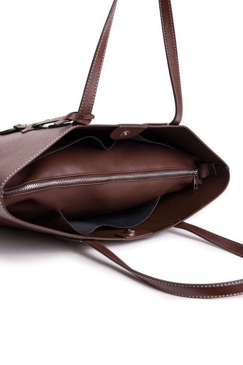 BIRDIEBAG KAHVERENGİ TOTE BAG - Çantalar - Birdiejay