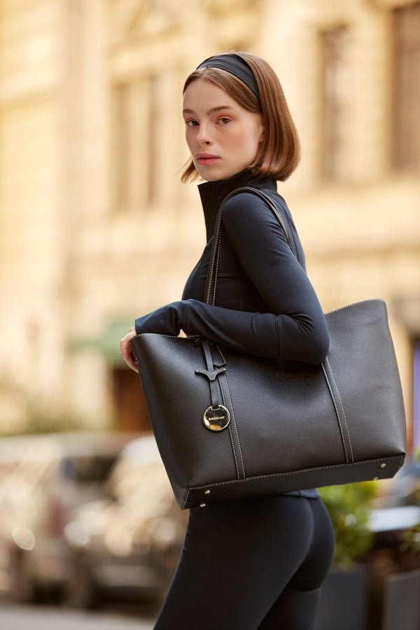 BIRDIEBAG SİYAH TOTE BAG