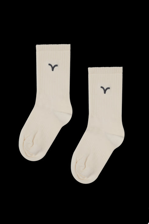ESSENTIAL SOCKS KREM SPOR ÇORAP - Off-White