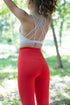 BIRDIESCULPT - LEGGINGS OF A LIFETIME RED YOGA AND SPORTS TIGHTS