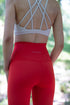 BIRDIESCULPT - LEGGINGS OF A LIFETIME RED YOGA AND SPORTS TIGHTS