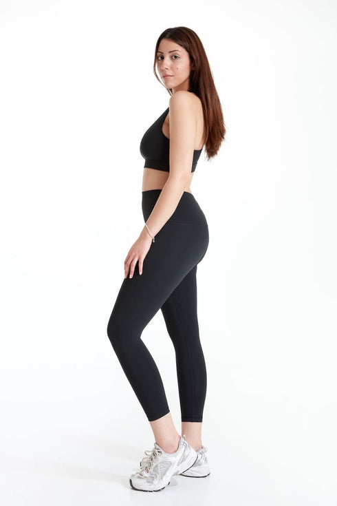 BIRDIESCULPT - LEGGINGS OF A LIFETIME 7/8 MAT SİYAH YOGA VE SPOR TAYTI - Spor ve Yoga Taytları - BIRDIEJAY