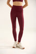 BIRDIESMOOTH - LEGGINGS OF A LIFETIME BORDO YOGA VE SPOR TAYTI