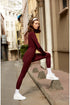 BIRDIESMOOTH - LEGGINGS OF A LIFETIME BORDO YOGA VE SPOR TAYTI