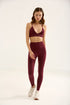 BIRDIESMOOTH - LEGGINGS OF A LIFETIME BORDO YOGA VE SPOR TAYTI