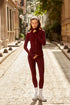 BIRDIESMOOTH - LEGGINGS OF A LIFETIME BORDO YOGA VE SPOR TAYTI