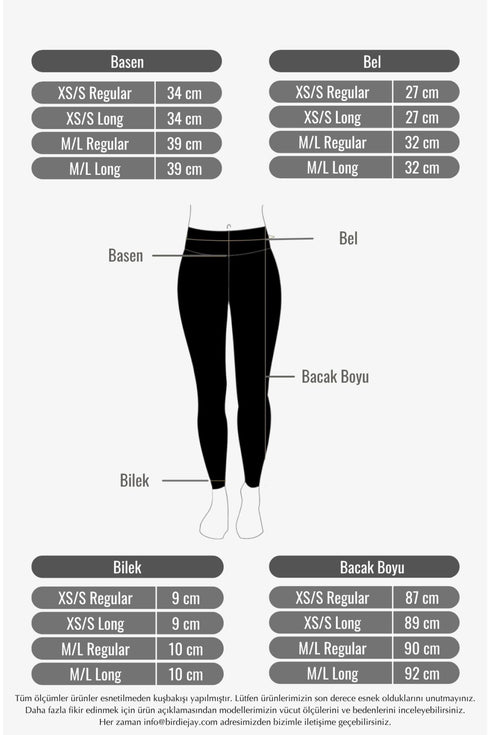 BIRDIESMOOTH - LEGGINGS OF A LIFETIME GECE MAVİSİ YOGA VE SPOR TAYTI