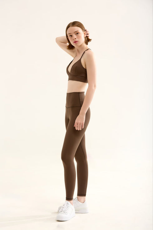 BIRDIESMOOTH - LEGGINGS OF A LIFETIME KAHVERENGİ YOGA VE SPOR TAYTI