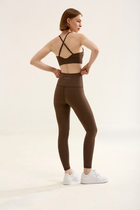 BIRDIESMOOTH - LEGGINGS OF A LIFETIME KAHVERENGİ YOGA VE SPOR TAYTI