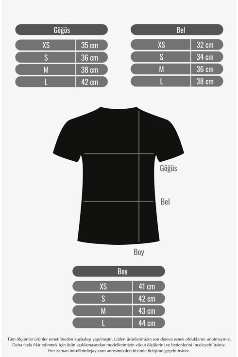 BIRDIESMOOTH - YOUR NEW GO-TO BABY TEE SİYAH KISA KOLLU T-SHIRT - T-Shirt - BIRDIEJAY