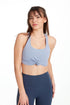 BRA WITH A TWIST BEBEK MAVİSİ SPORCU VE YOGA SÜTYENİ - Spor