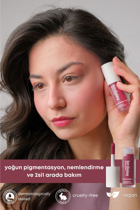 COLOR CRUSH LIQUID BLUSH - 105 PURPLE CLOUD - Blush - BIRDIEJAY BEAUTY LABS