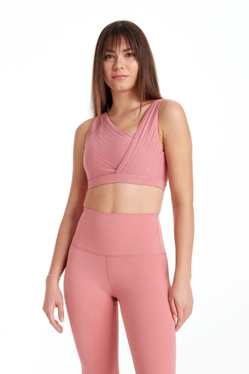 DIAMOND BRA AÇIK PEMBE SPORCU VE YOGA SÜTYENİ - Spor ve Yoga