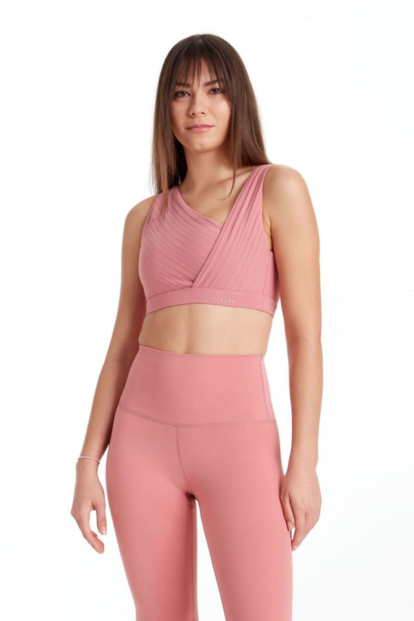 DIAMOND BRA AÇIK PEMBE SPORCU VE YOGA SÜTYENİ - Spor ve Yoga