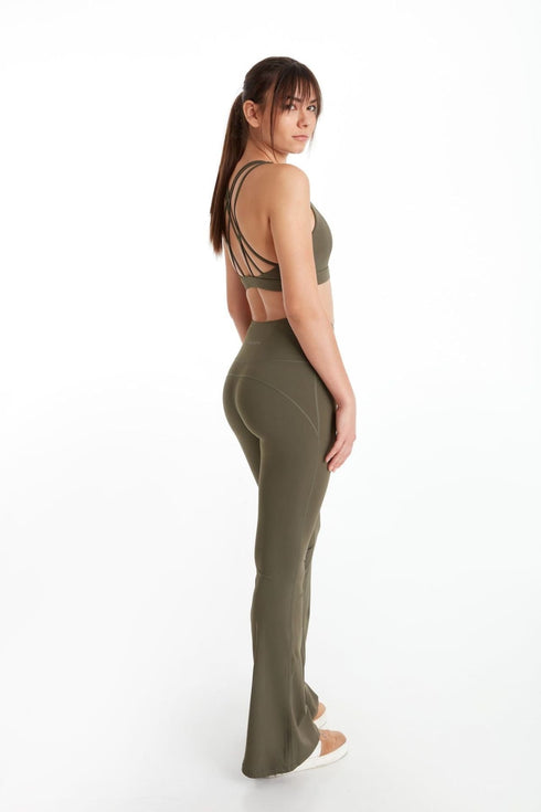 INTERTWINE BRA HAKİ SPORCU VE YOGA SÜTYENİ - Spor ve Yoga