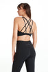 INTERTWINE BRA SİYAH SPORCU VE YOGA SÜTYENİ - Spor ve Yoga