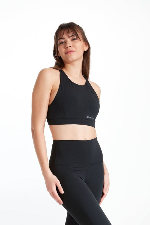INTERTWINE BRA SİYAH SPORCU VE YOGA SÜTYENİ - Spor ve Yoga