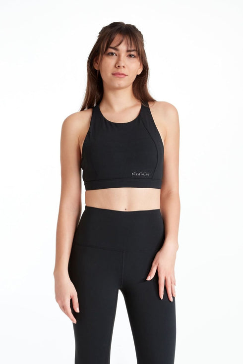 INTERTWINE BRA SİYAH SPORCU VE YOGA SÜTYENİ - Spor ve Yoga