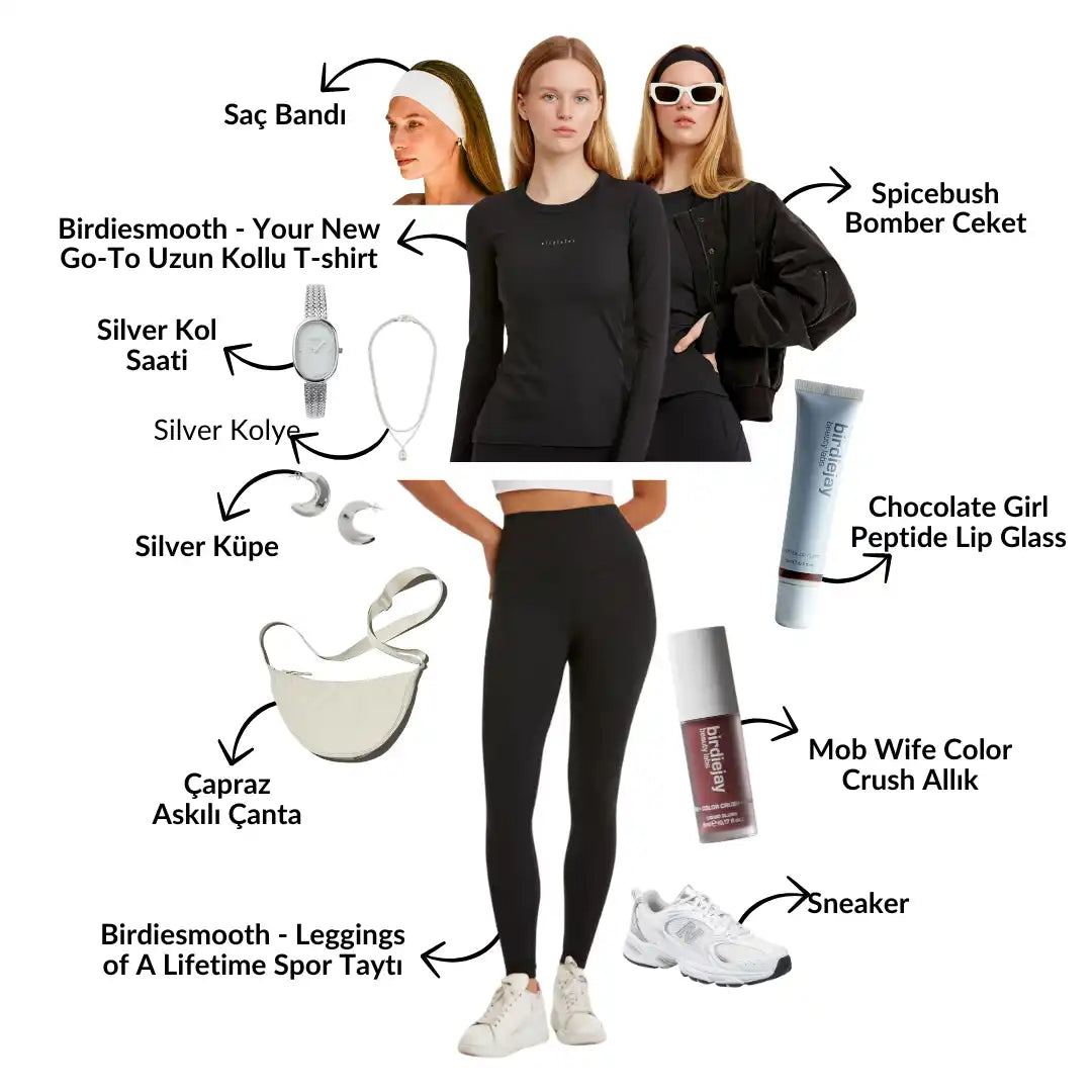 Moda ve güzellik ürünü kolajı.