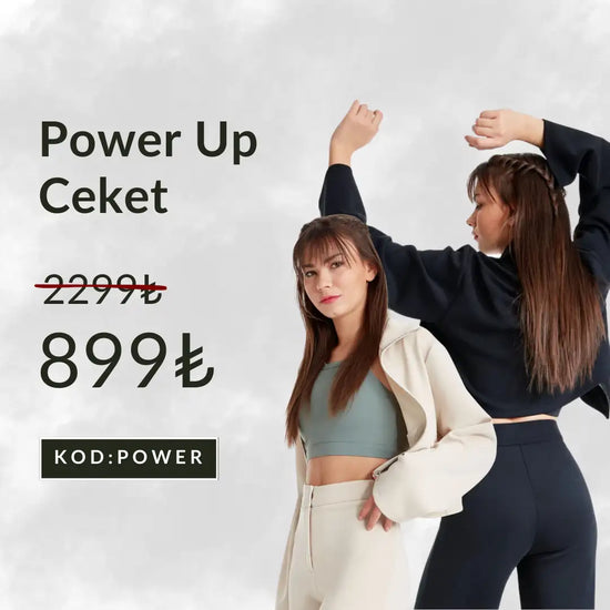 Modern, sportif tasarıma ve yumuşak kumaş dokusuna sahip bej cropped ceket