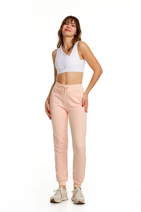 OVER THE CLOUDS PEMBE JOGGER SWEATPANT - Sweatpantler BIRDIEJAY
