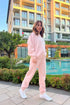 OVER THE CLOUDS PEMBE JOGGER SWEATPANT - Sweatpantler BIRDIEJAY