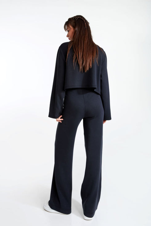 POWER UP TROUSERS SİYAH MODAL KARIŞIMLI PANTOLON - Pantolonlar - BIRDIEJAY