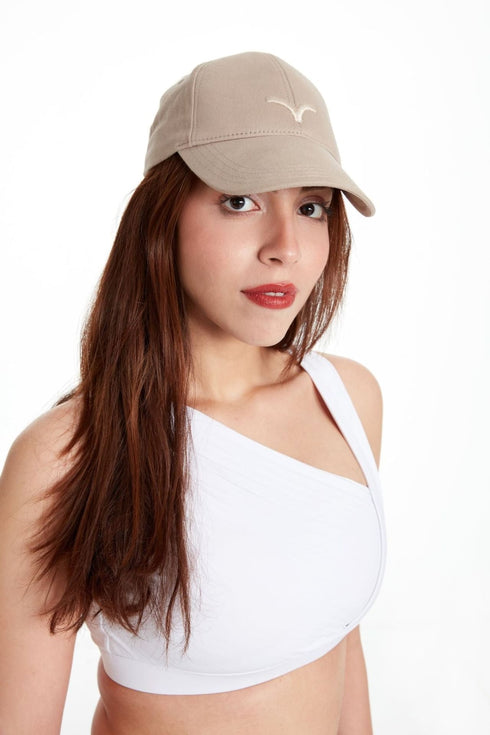 SOLID CAP SPOR ŞAPKASI - BEJ - Capler - BIRDIEJAY