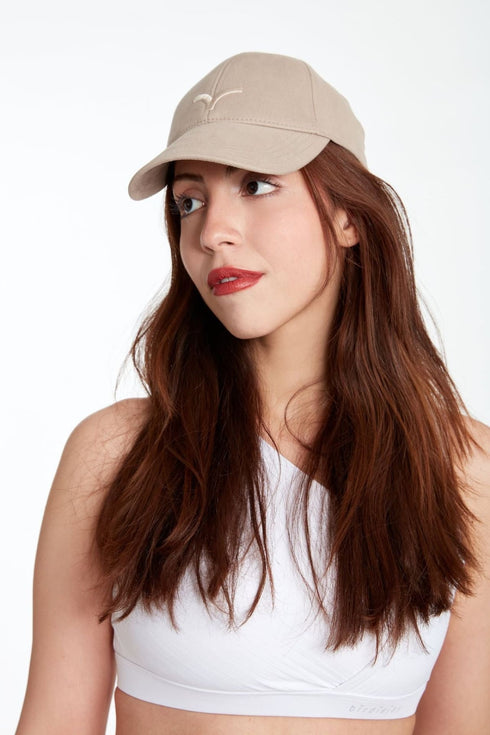 SOLID CAP SPOR ŞAPKASI - BEJ - Capler - BIRDIEJAY