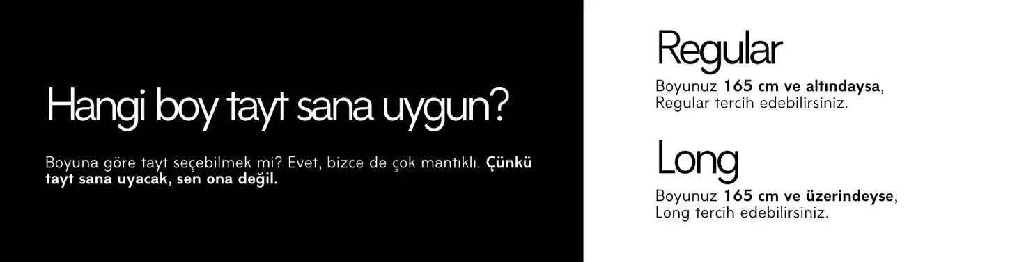 Çorap beden rehberi.