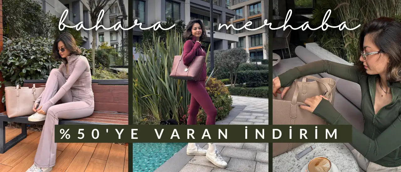 Yapılandırılmış şekilli ve üst saplı taupe deri tote çanta.